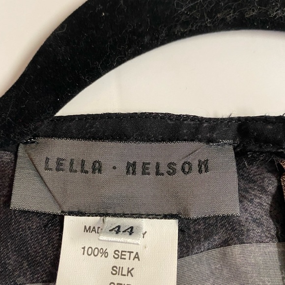 RARE☀️Vintage Sheer Lella Nelson100% silk sheer maxi dress.Made in Italy.Size M. - Picture 10 of 11